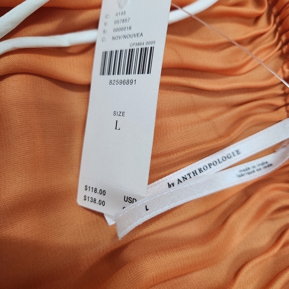 Anthropologie Rainbow v-neck maxi dress - Picture 7 of 9